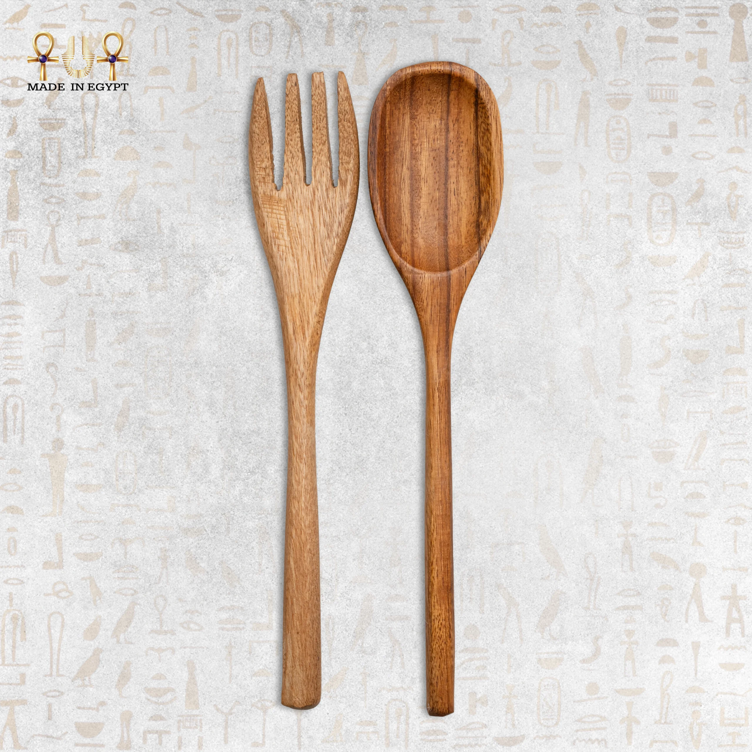 @27CWooden Salad Serving Set