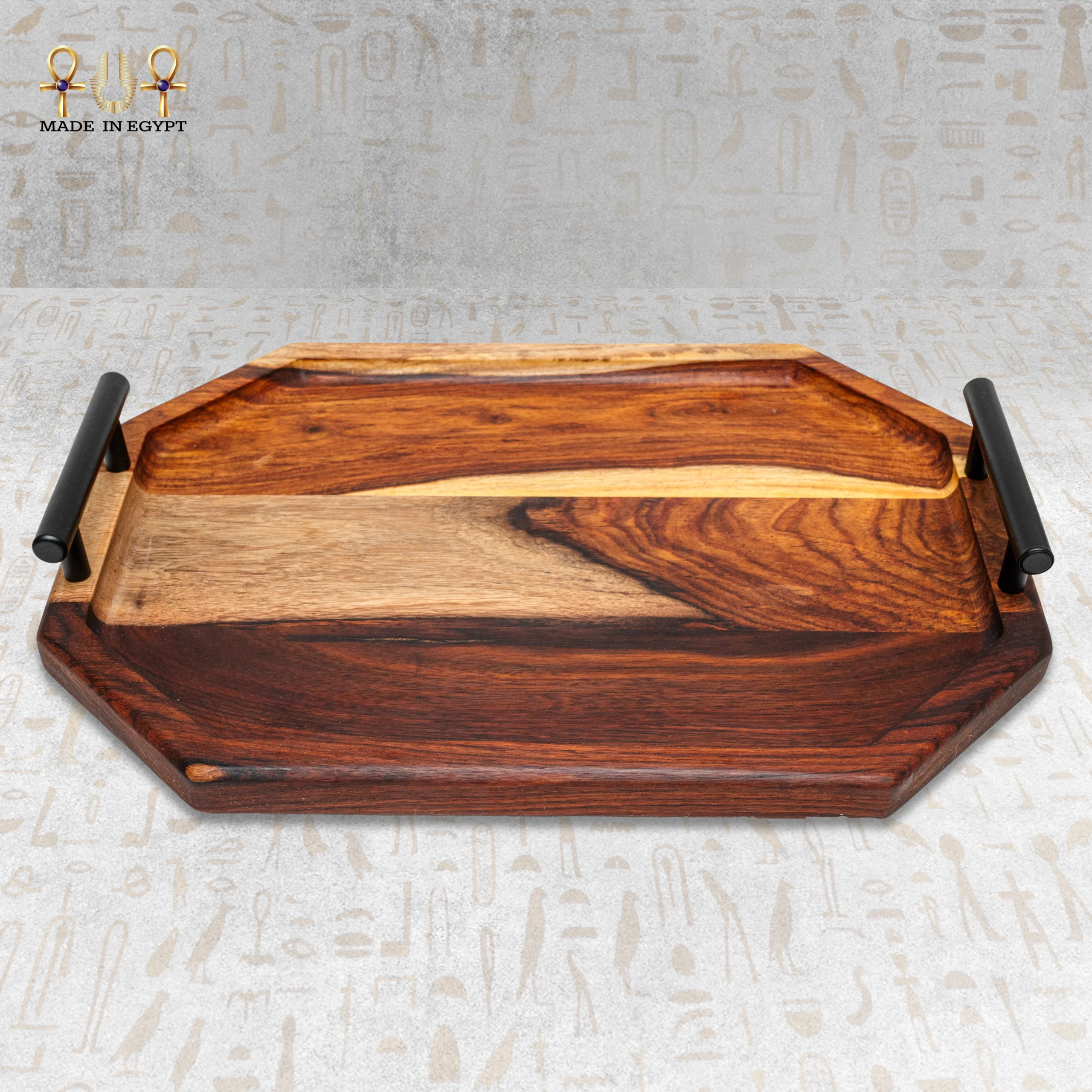 @30FWooden Serving Tray Set
