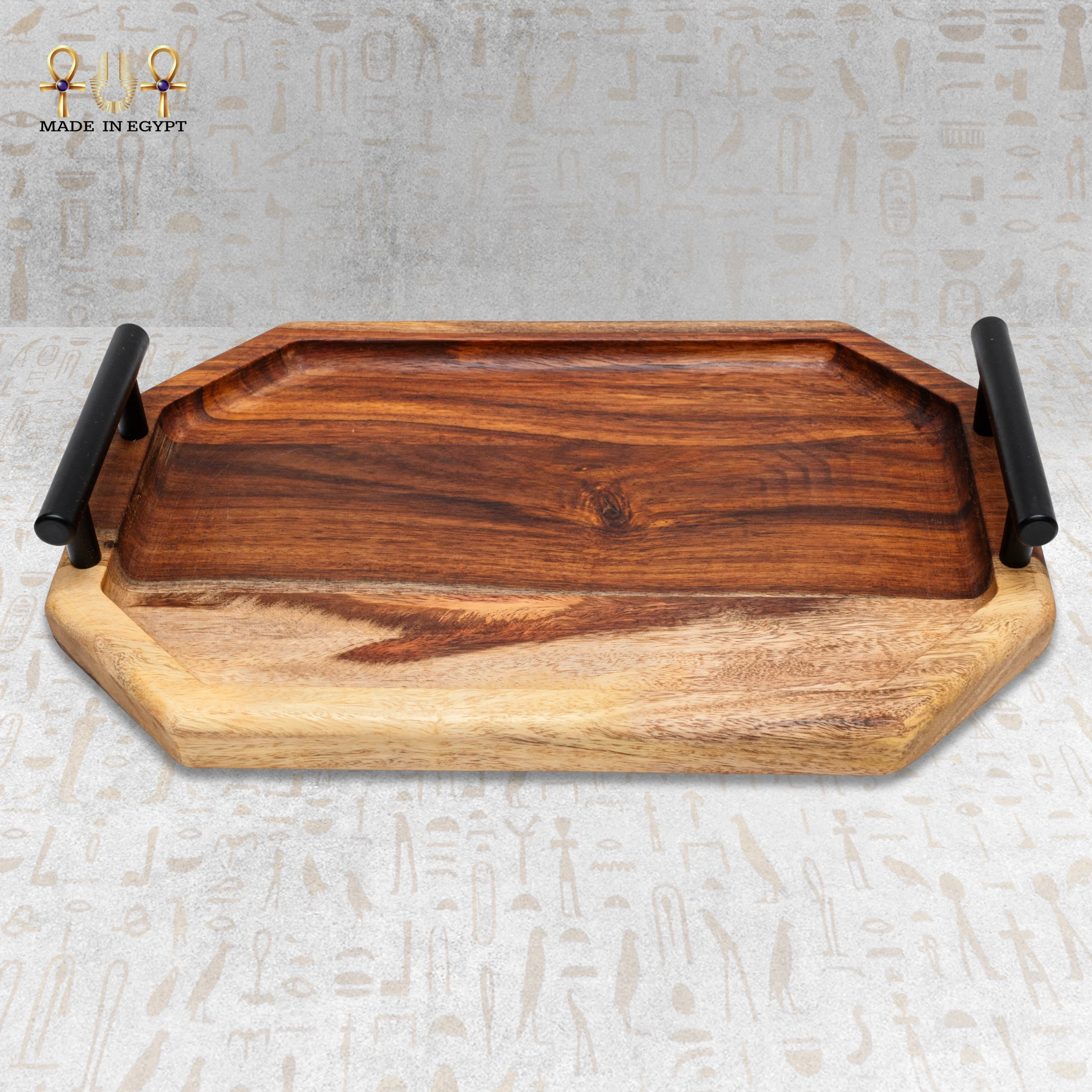 @30HWooden Serving Tray Set