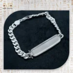 Silver Cartouche Bracelet