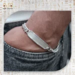 ⁦سوار كارتوش فضي⁩ - الصورة ⁦3⁩