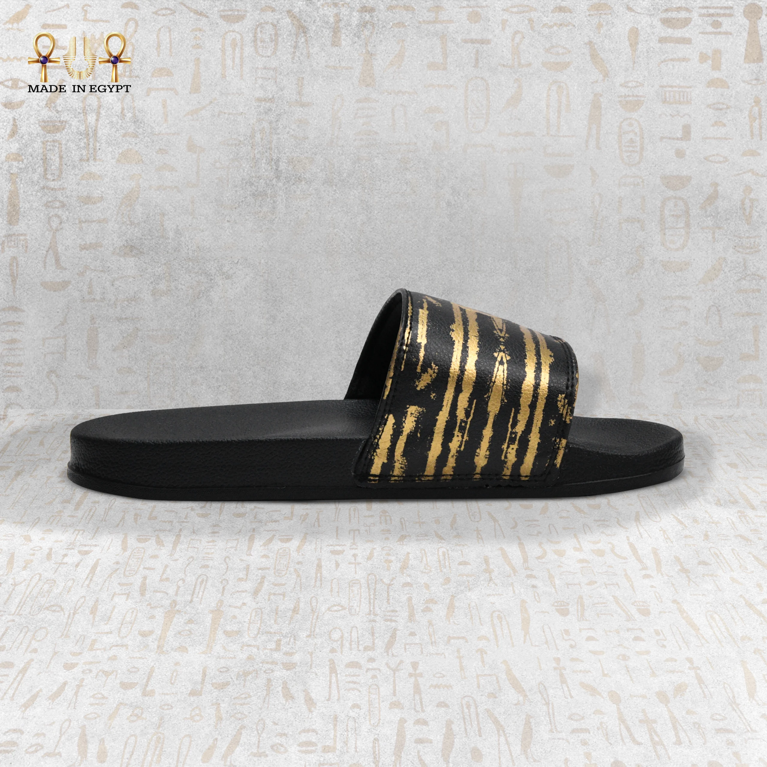 @4B Stripe Gold Slide