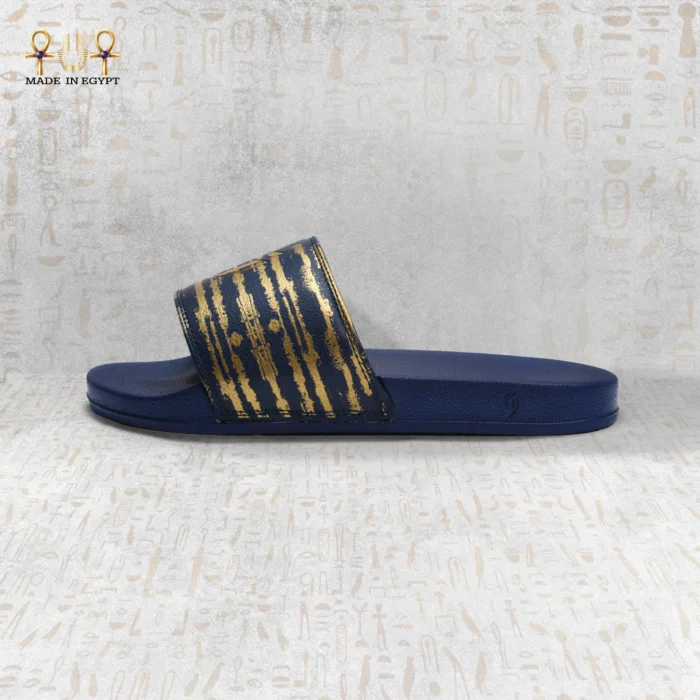 Stripe Gold Slides - Image 6