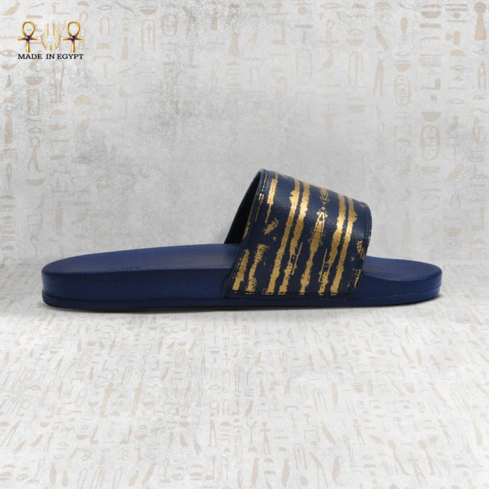 Stripe Gold Slides - Image 7