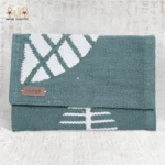 Handwoven Geometric Clutch