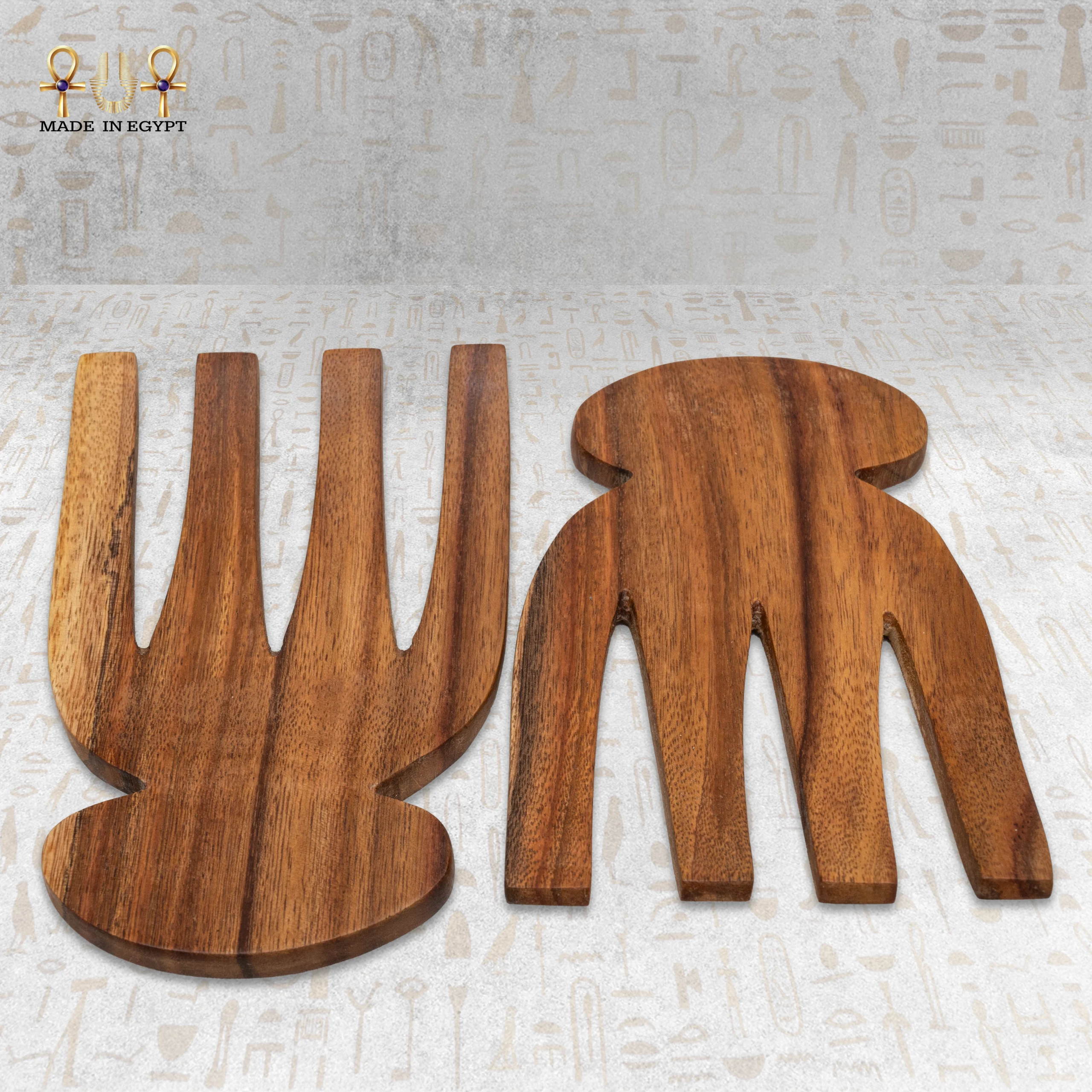 @9BWooden Salad Spork