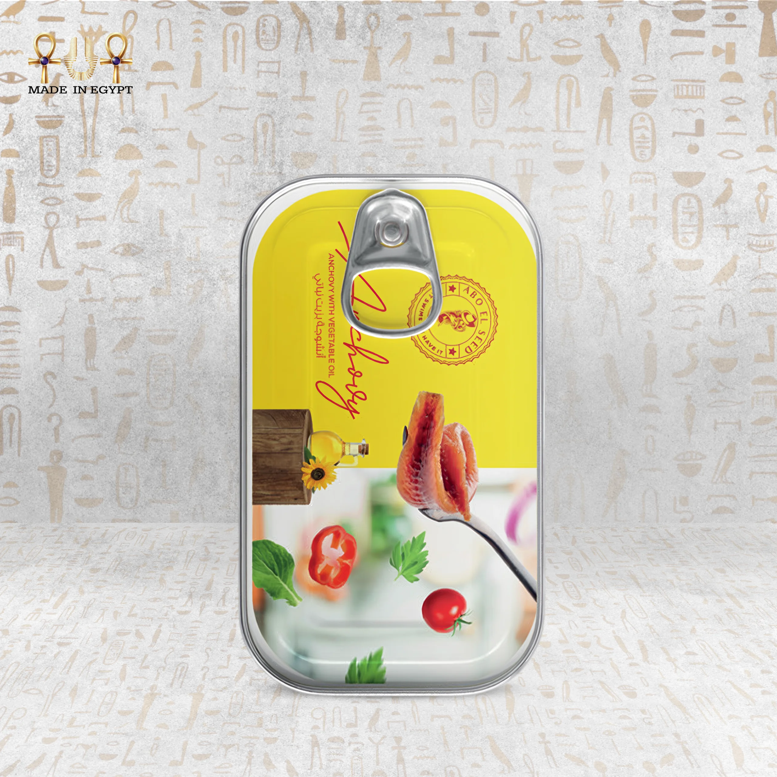 Anchovy Fillet Slics WITH Vegetable Oil@18A