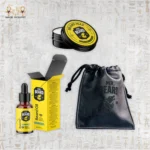 مجموعة العناية باللحية مع الشمع