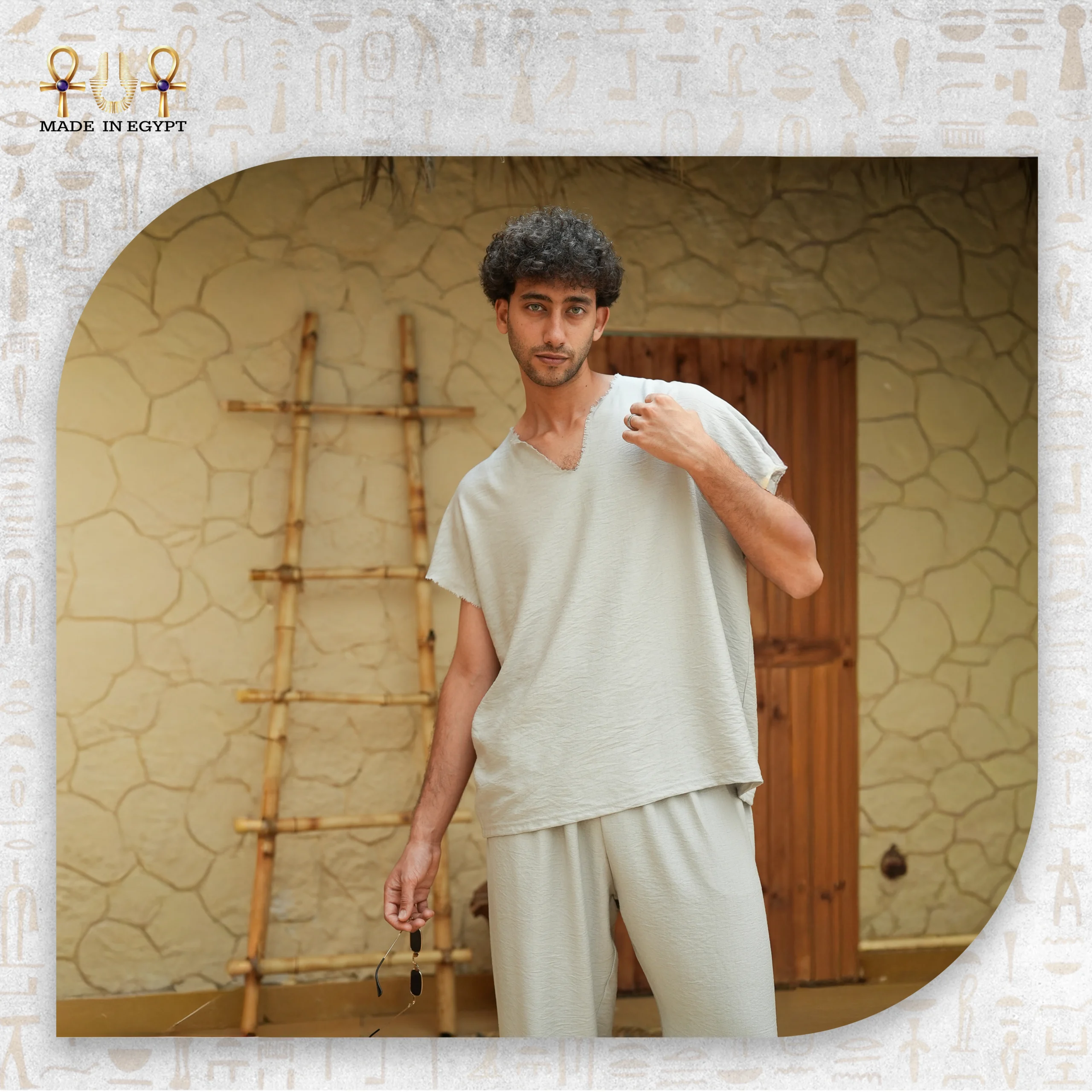 MOONLIGHT BREEZE LINEN UNISEX SET@2B