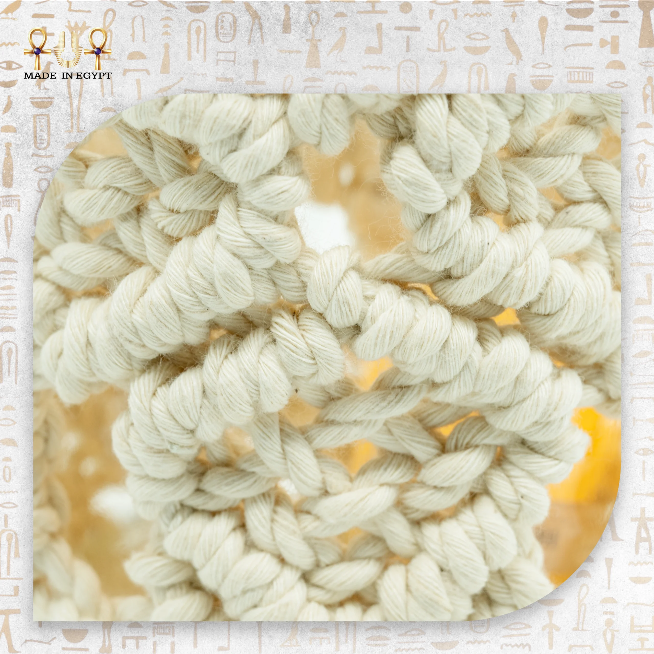 Macramأ© Harmony Candle@8C