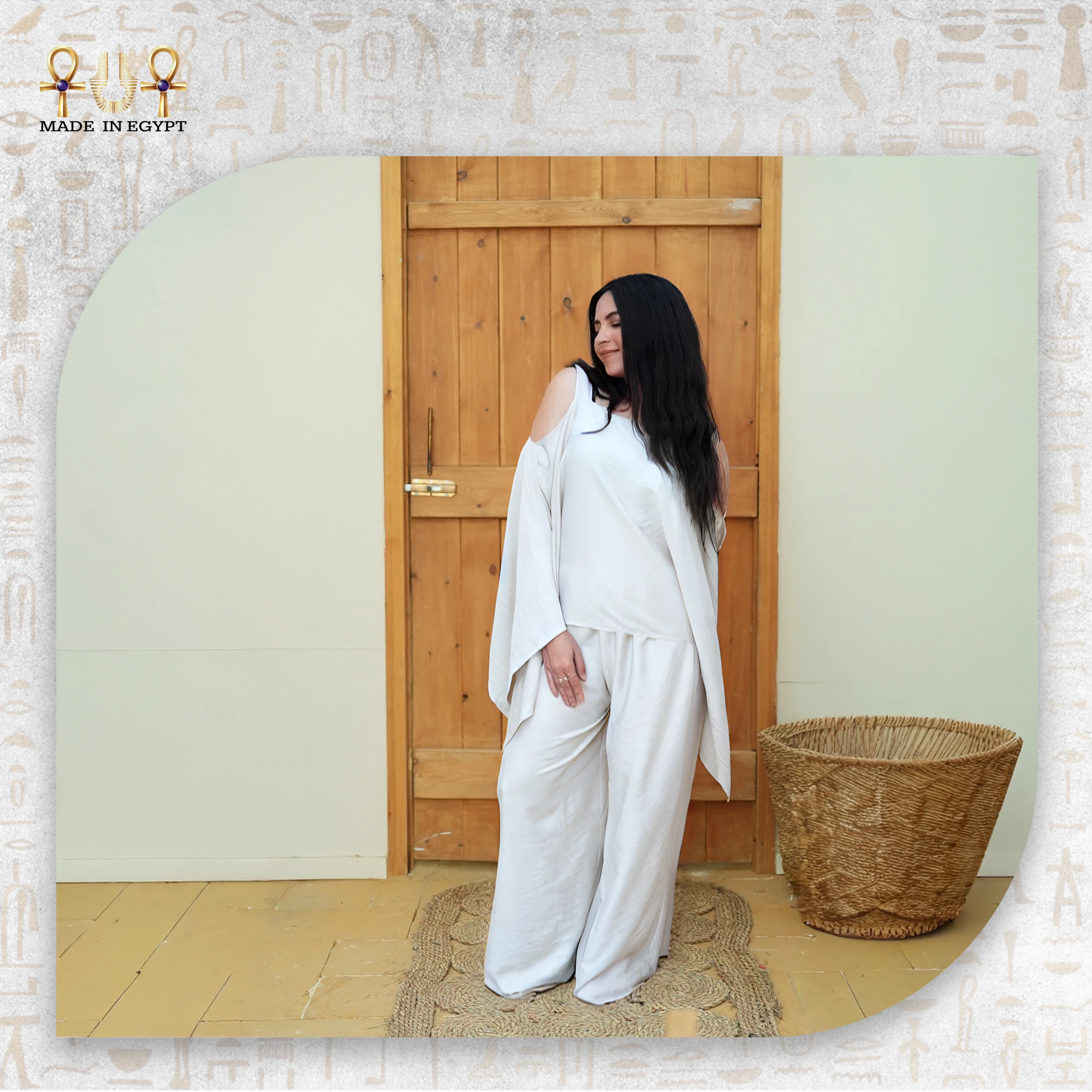 SILKY WHITE WOMAN CUT SET@1C