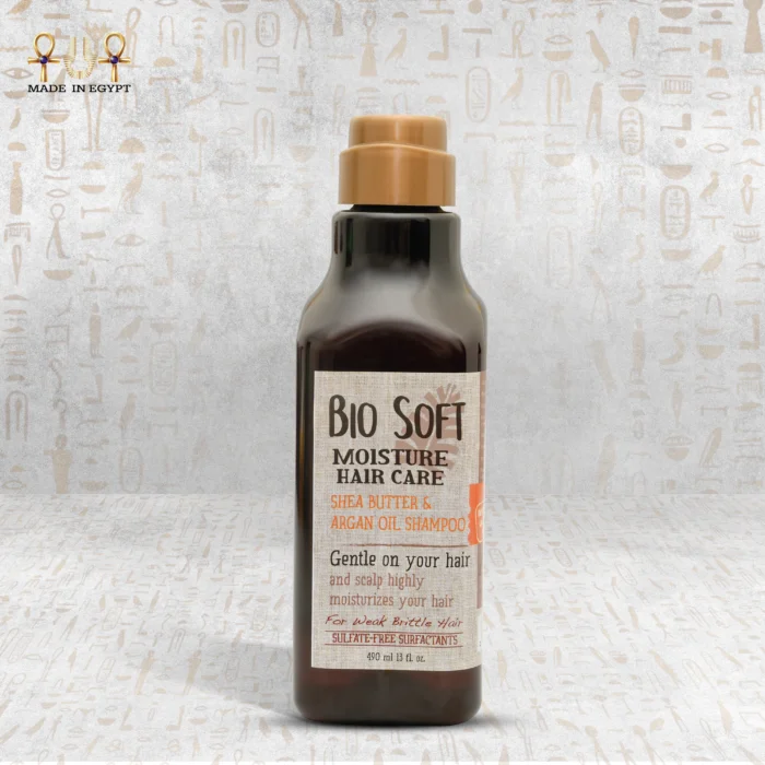 Shea Butter & Argan Oil Moisture Shampoo – Bio Soft - Image 1