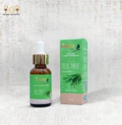 Queen Tea Tree Essential Oil 30ml bottle and packaging box