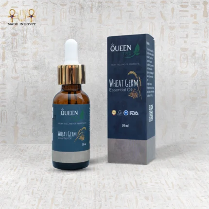 Queen Wheat Germ Essential Oil 30ml in a dropper bottle with box packaging