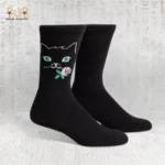 جوارب عالية الكاحل بتصميم قطة