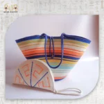 Sunset Crochet Bag with Mini Pouch