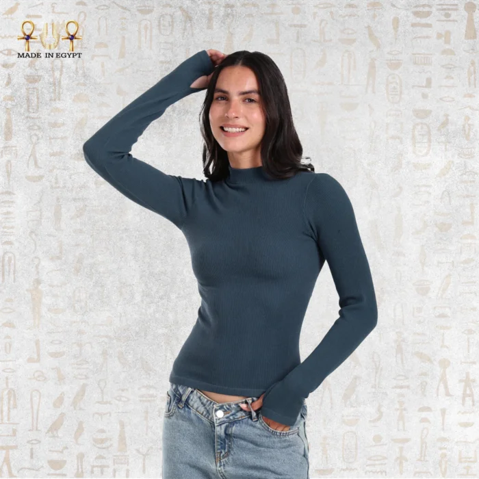 ⁦Thumb Grace Ribbed Top⁩ - الصورة ⁦4⁩