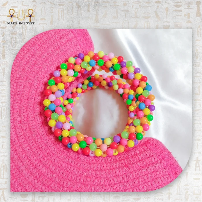 Beaded Half Moon Crochet Bag - Image 2