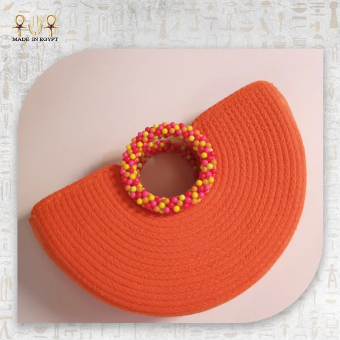 Beaded Half Moon Crochet Bag - Image 8