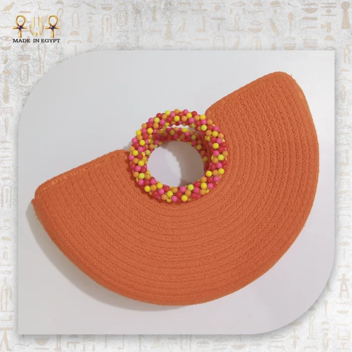 Beaded Half Moon Crochet Bag - Image 6