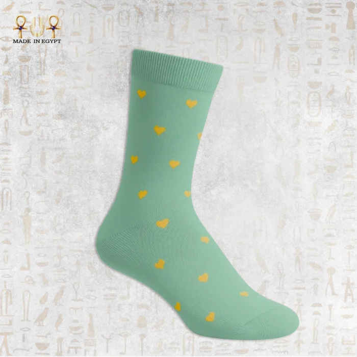 ⁦تصميم قلب من القطن للكاحل العالي⁩ - الصورة ⁦7⁩