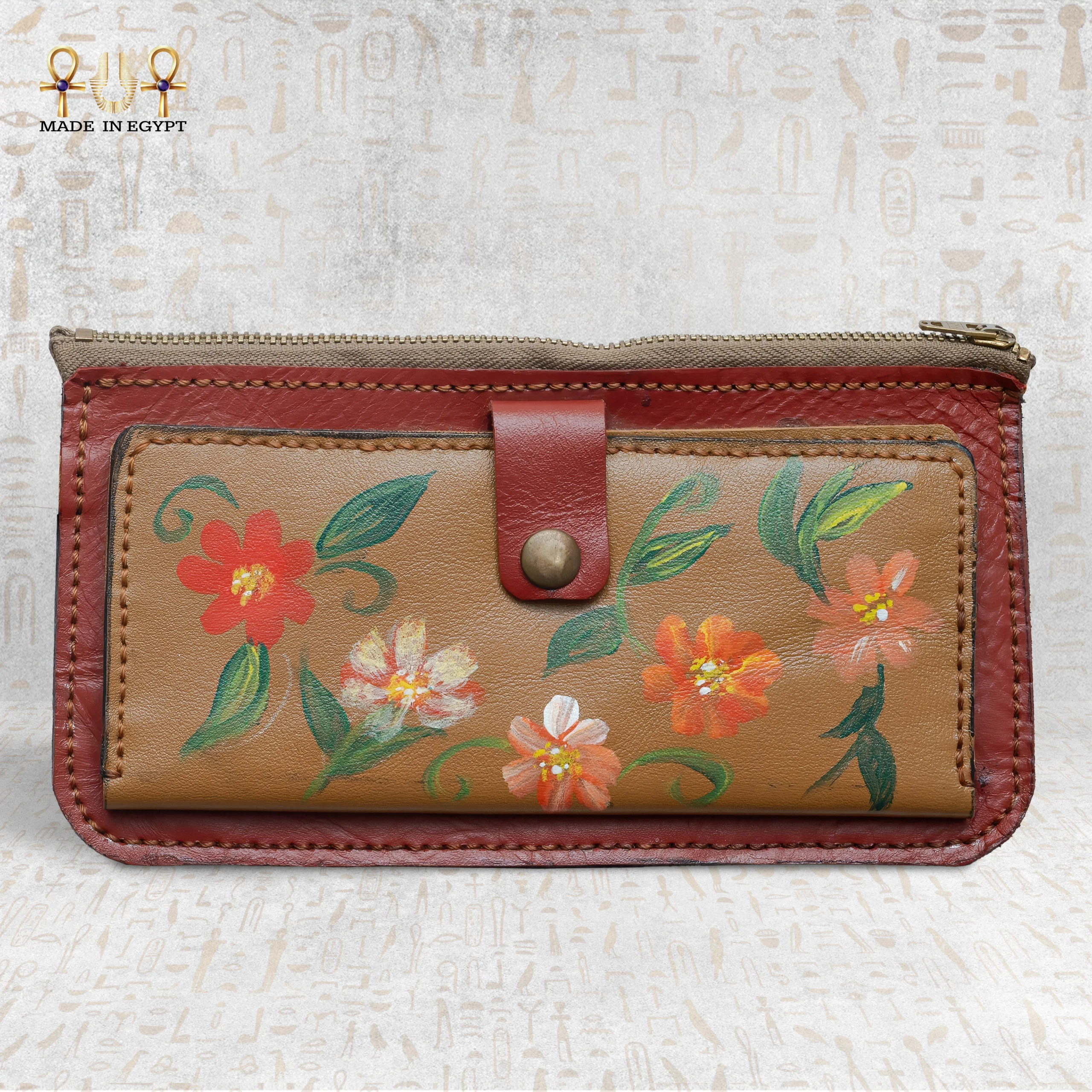 @19 Caramel Bloom Wallet