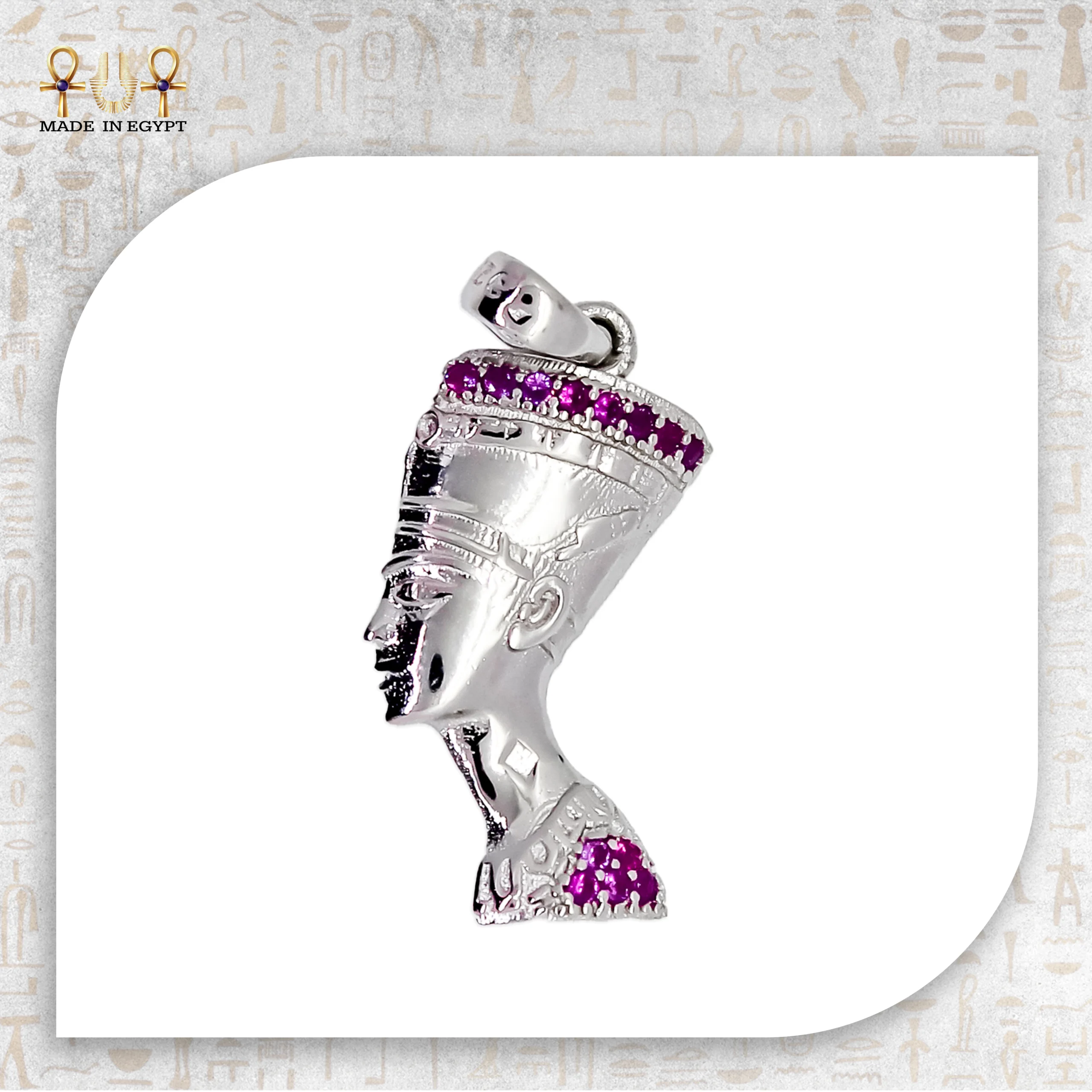 @1C Nefertiti’s Crown Pendant