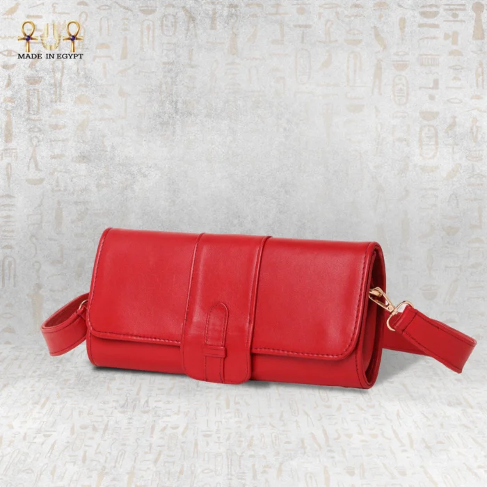 Gigi Luxe Leather Clutch - Image 17