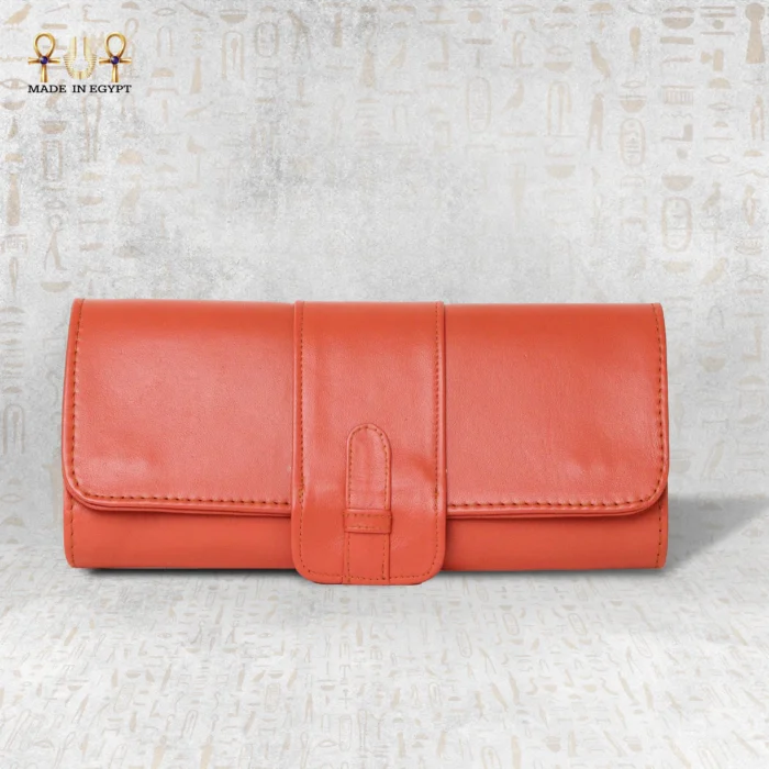 Gigi Luxe Leather Clutch - Image 16