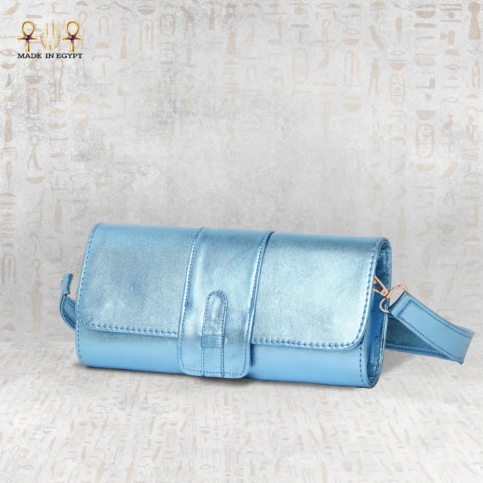 Gigi Luxe Leather Clutch - Image 14