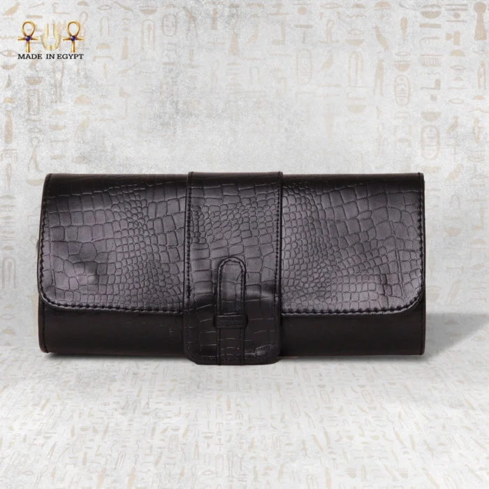 Gigi Luxe Leather Clutch - Image 13
