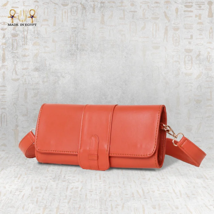 Gigi Luxe Leather Clutch - Image 9