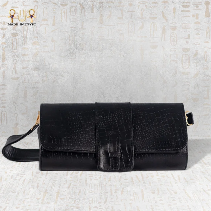 Gigi Luxe Leather Clutch - Image 7