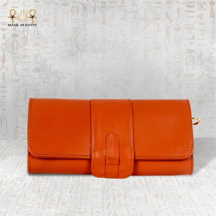 Gigi Luxe Leather Clutch - Image 3