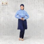 Blue Tropic Modest Swimwear Set