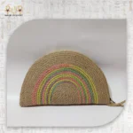 Rainbow Straw Clutch