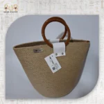 ⁦شنطة قش بمقبض دائري⁩ - الصورة ⁦2⁩