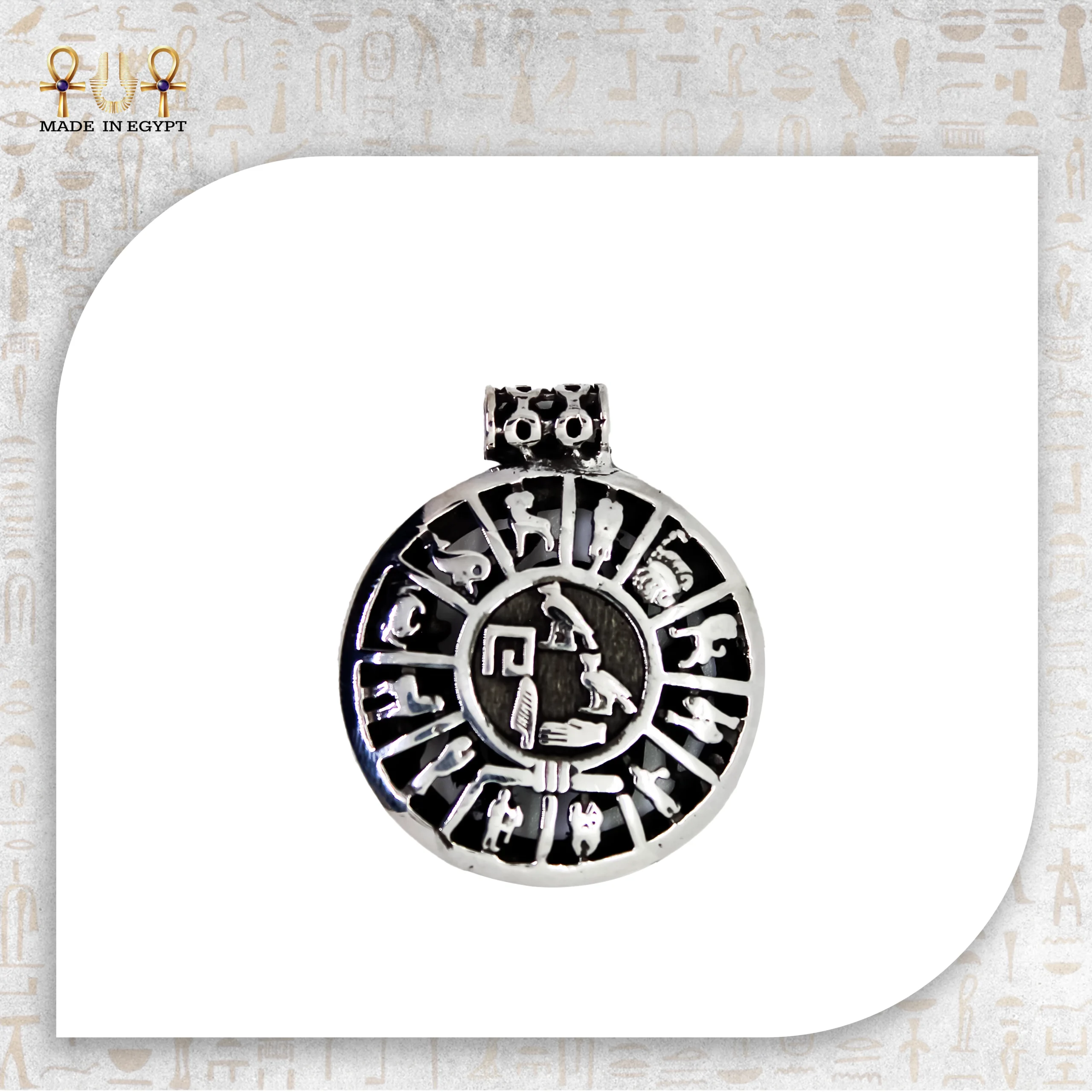 @29 Pharaonic Circle of Secrets Pendant