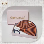 Striped Half Moon Bag