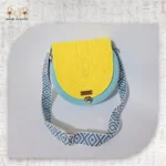 ⁦شنطة خوص ملونة كروس⁩ - الصورة ⁦2⁩