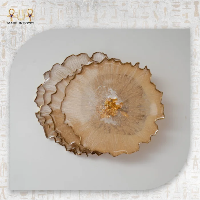 Gold Rims Coaster Set - Image 5