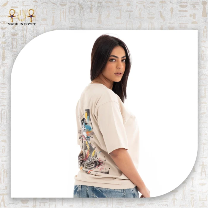 ⁦تيشيرت جرافيتي نفر⁩ - الصورة ⁦4⁩