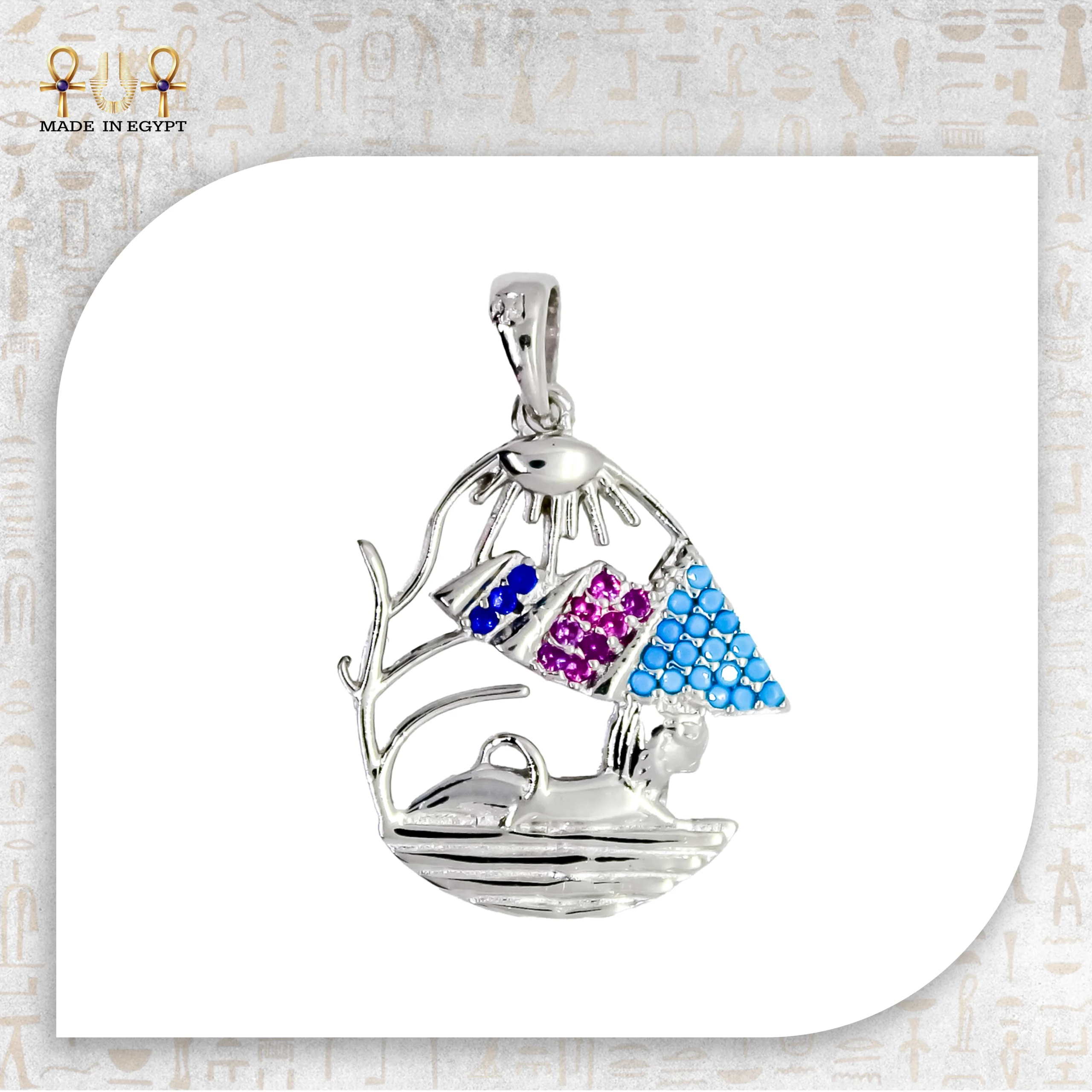 @8B Sun of the Pyramids Pendant