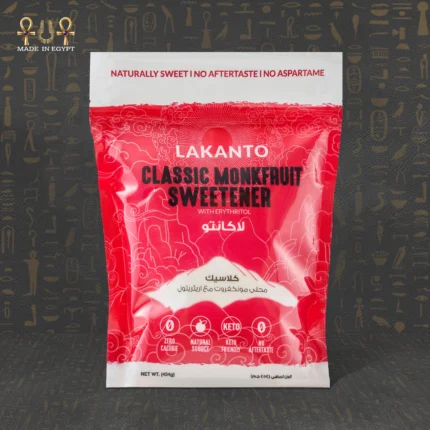 مُحلي كلاسيكي بنكهة فاكهة الراهب والإريثريتول - 454 جرام