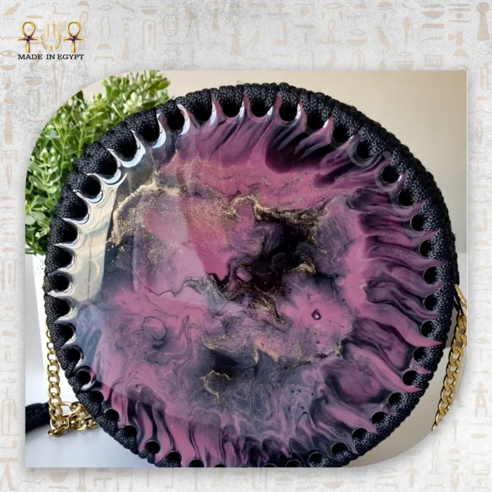 حقيبة الراتنج والكروشيه النسائية الساحرة - Image 4