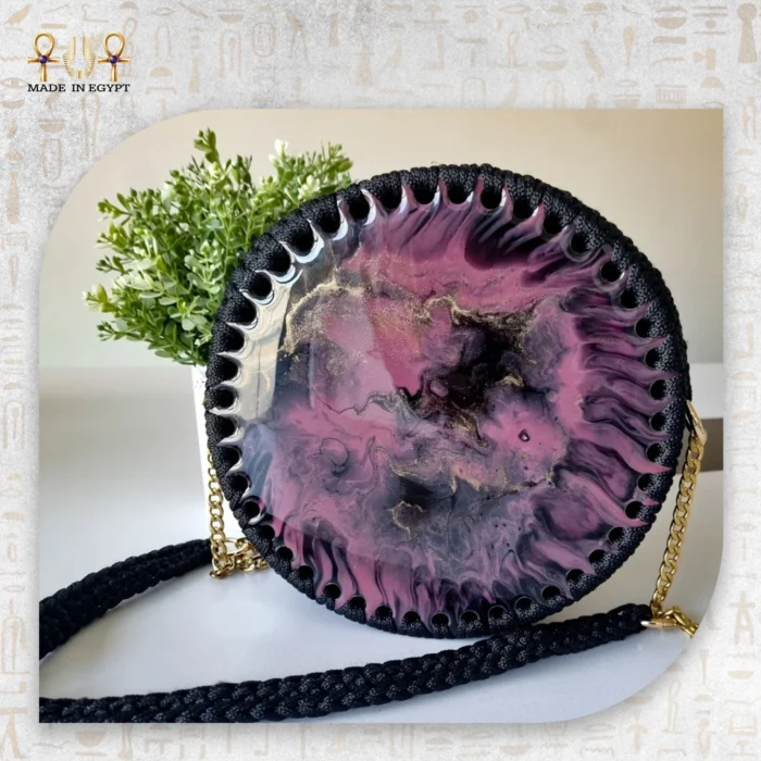 حقيبة الراتنج والكروشيه النسائية الساحرة - Image 3