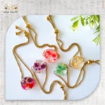 إسورة الراتنج الذهبي بالزهور