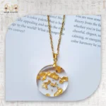Gold Resin Necklace