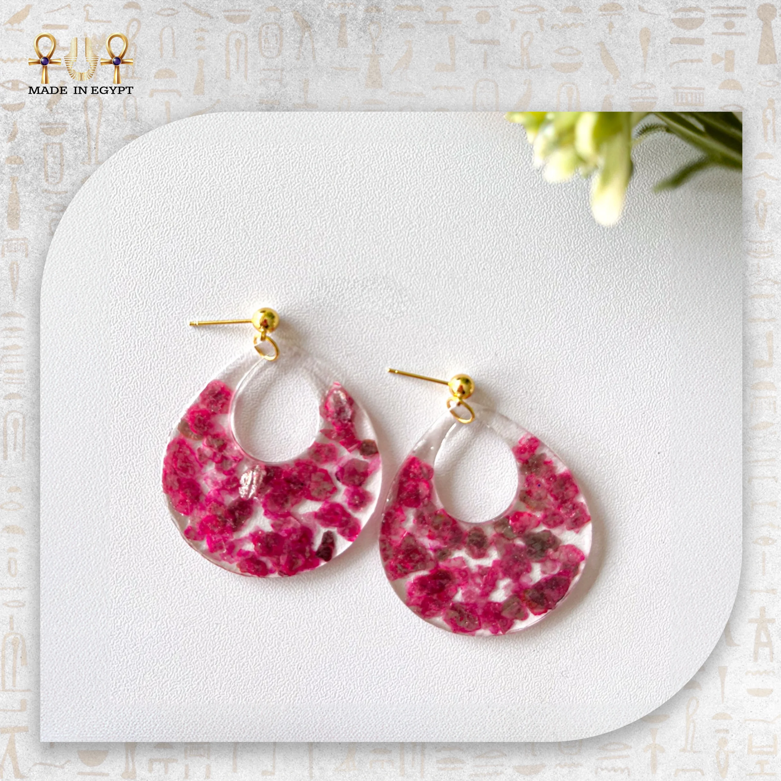 Opal Resin Earrings@21A