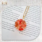 Rose Gold Resin Necklace